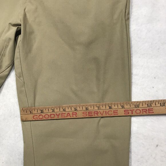 LULULEMON Commission Pants Men 32 (34x31) Tan Classic Fit Warpstreme Performance - Picture 14 of 16